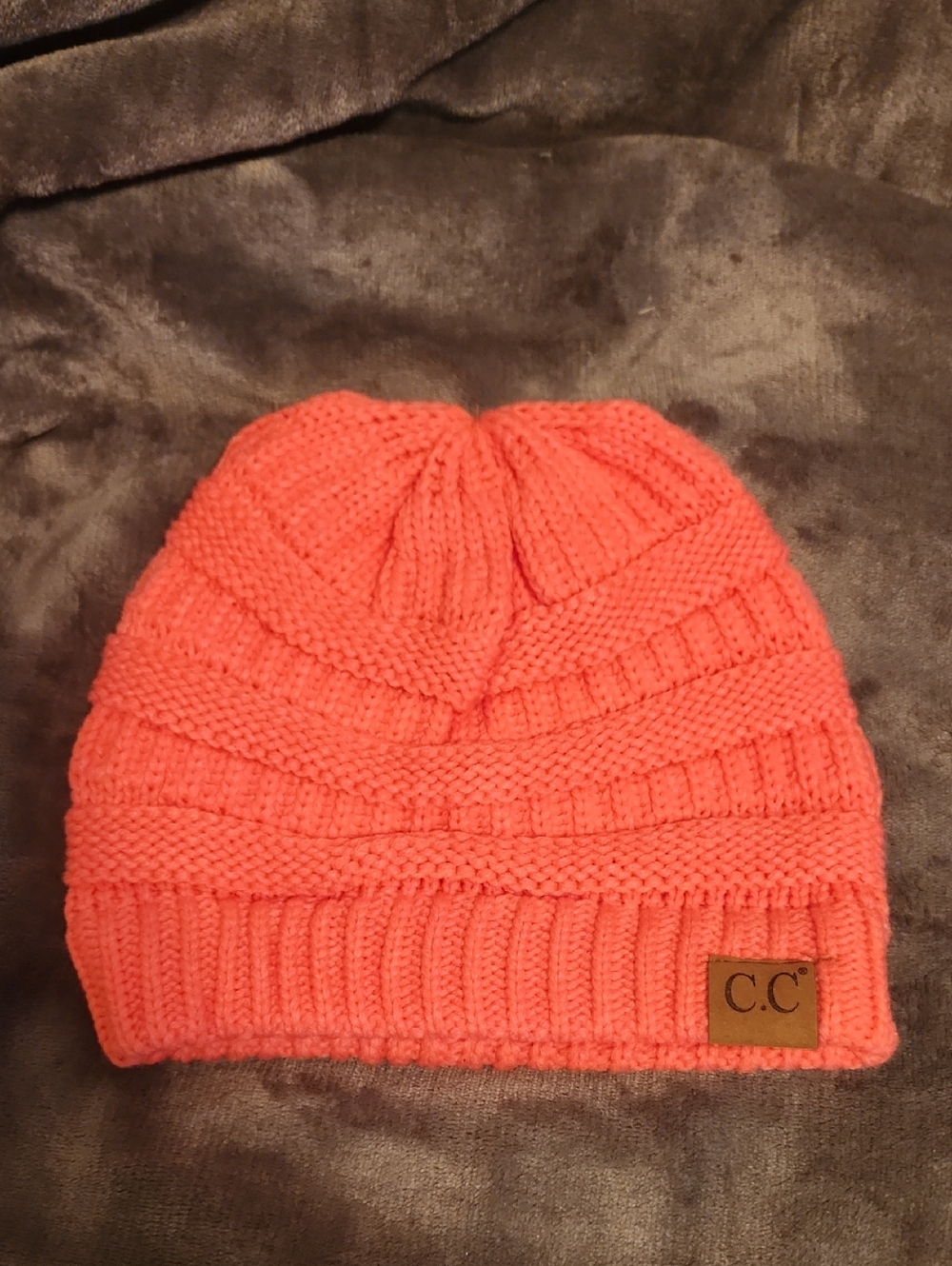 🔥C.C. Neon Pink Knit Beanie